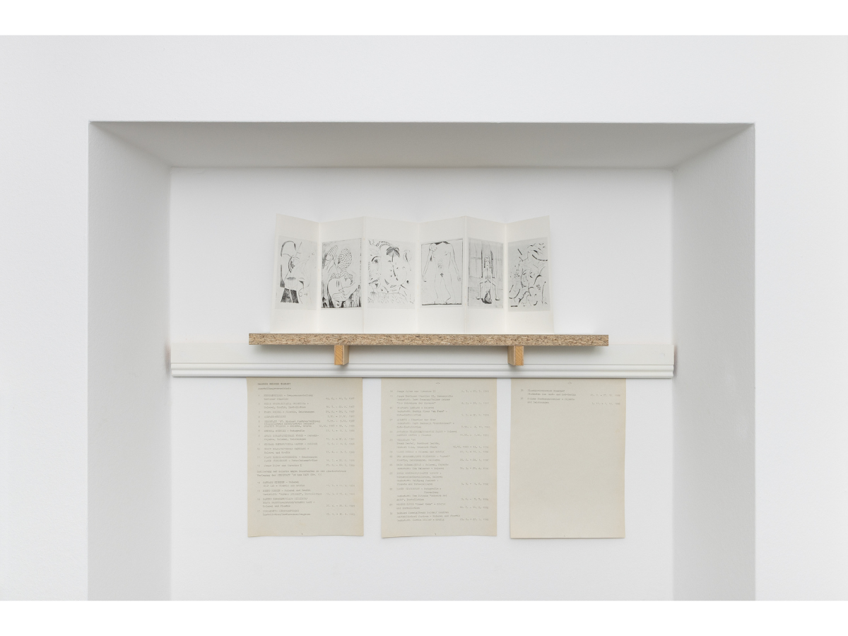 DISLOCATIONS––in sight, 2025, installation view, Kunst Raum Mitte. Photo: Jannis Uffrecht