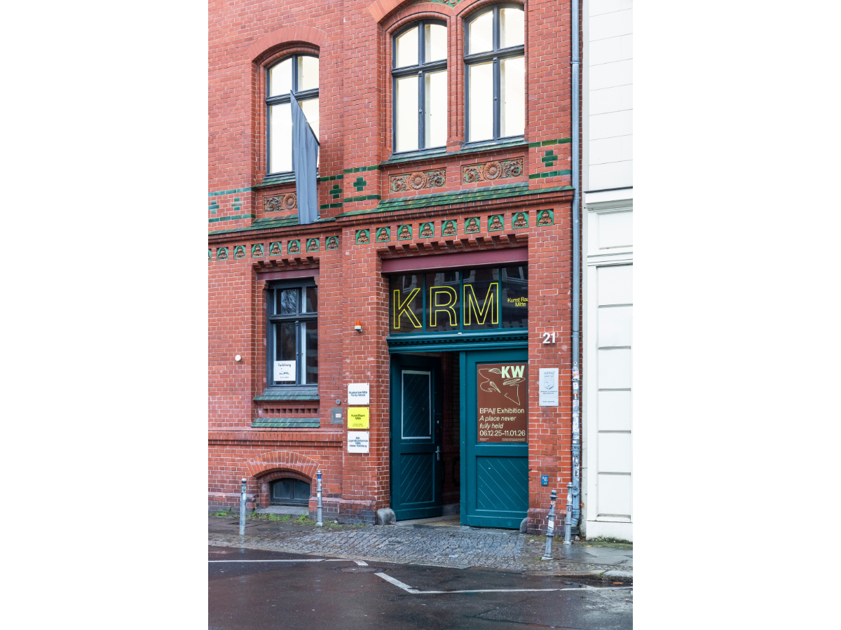 elisha Carénage, Choucoune (Ursula) , 2025, Installation View, BPA// Exhibition 2025 - A place never fully held, KW Institute for Contemporary Art and Kunst Raum Mitte, 2025. Photo: David von Becker