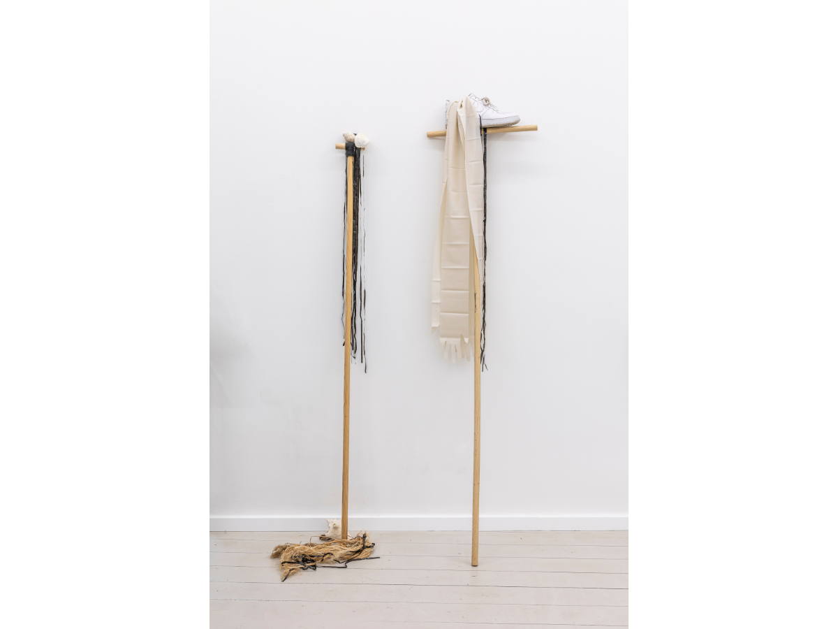 Felisha Carénage, Choucoune (detail) , 2025, Ausstellungsansicht, BPA// Exhibition 2025 - A place never fully held, KW Institute for Contemporary Art und Kunst Raum Mitte, 2025. Foto: David von Becker