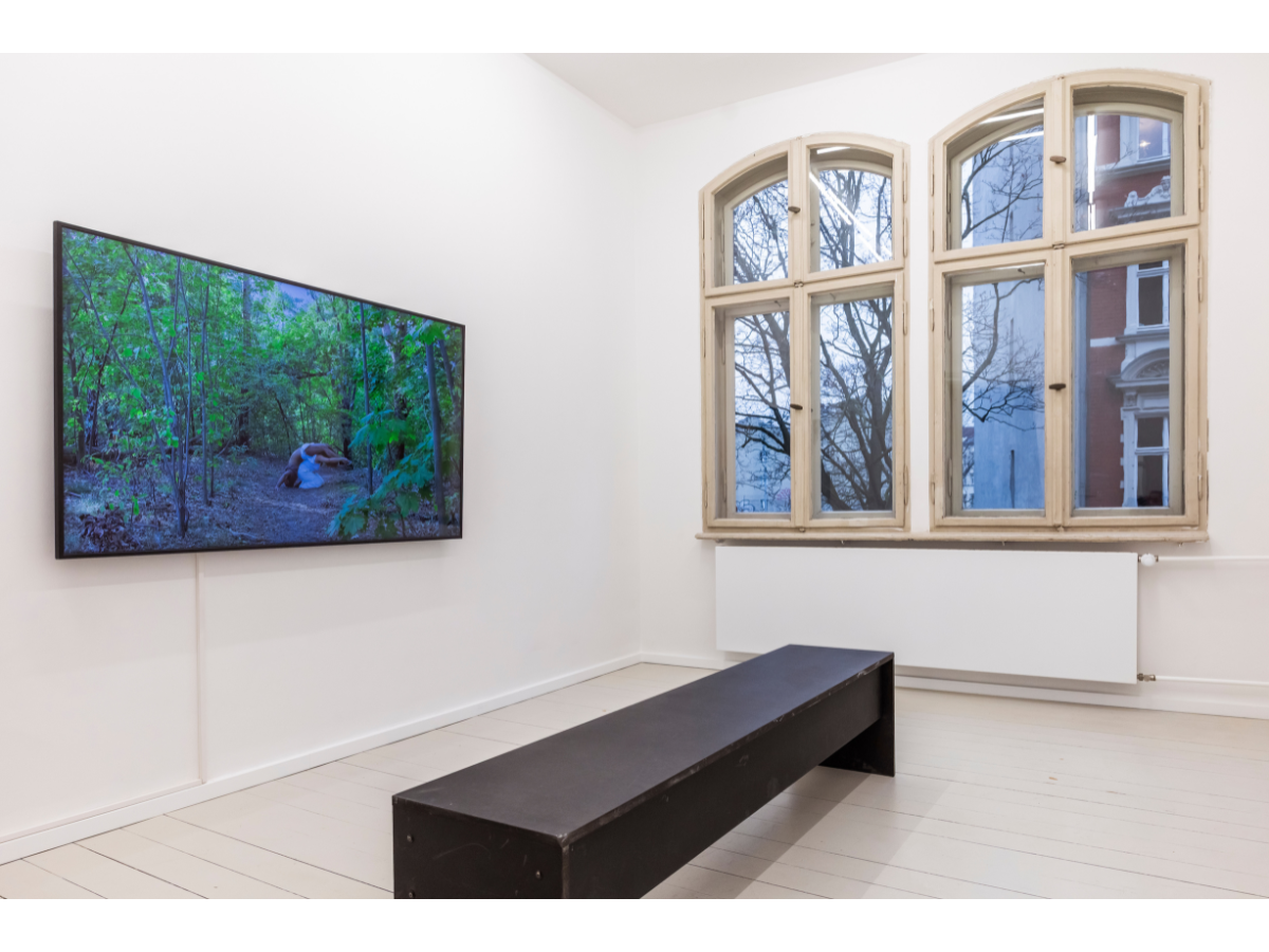 Will Fredo, Imperfect Lovers: A Ritual for Johann Hammes, 2025, Installation View, BPA// Exhibition 2025 - A place never fully held, KW Institute for Contemporary Art and Kunst Raum Mitte, 2025. Photo: David von Becker