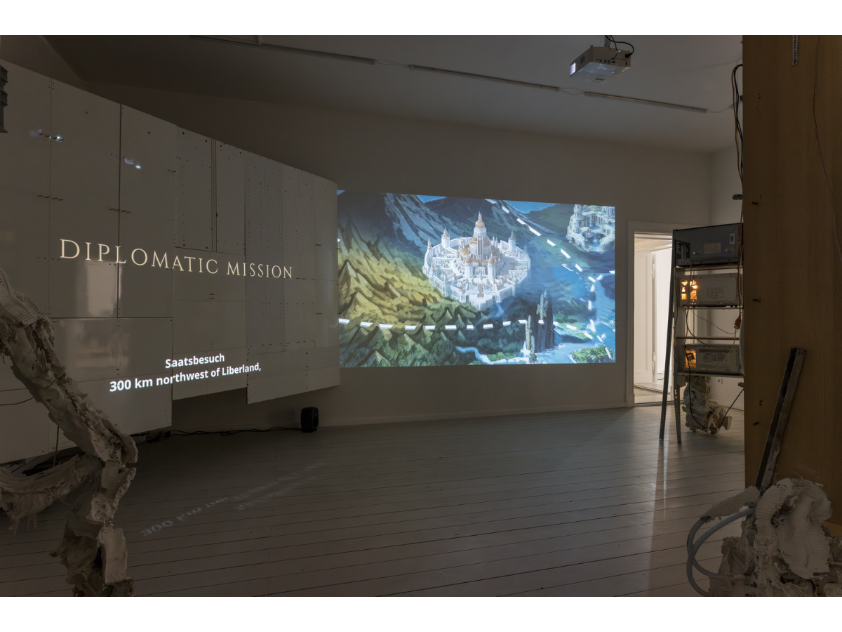 Johannes Büttner, L’ État, c’ est moi, 2025/26. Foto: Jannis Uffrecht